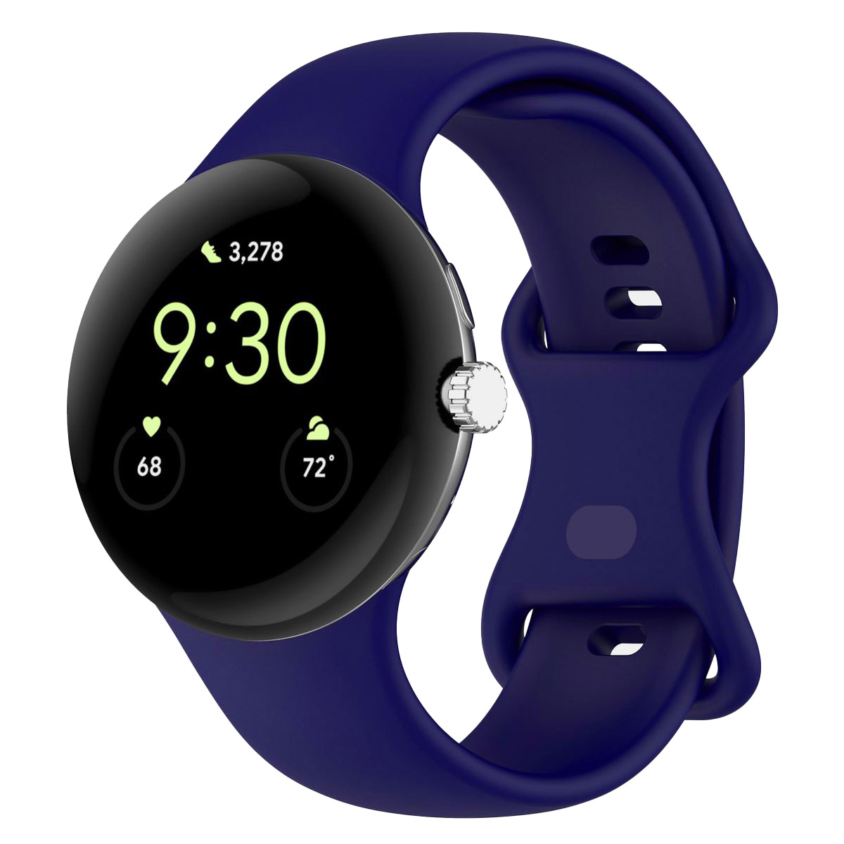 Silikonowy pasek Bizon Strap Watch Silicone S do Google Pixel Watch 3/4 (45mm)